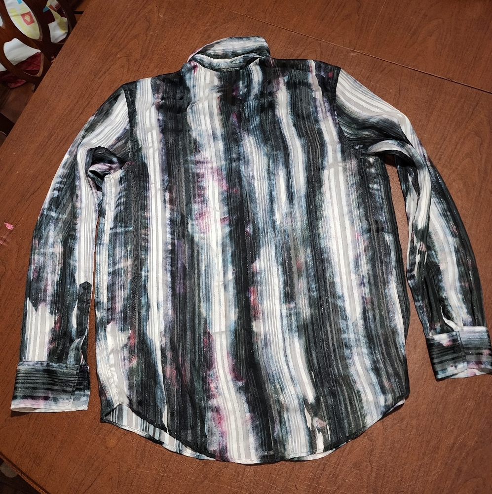 Zara Multicolor Striped Shirt - Picture 5 of 5